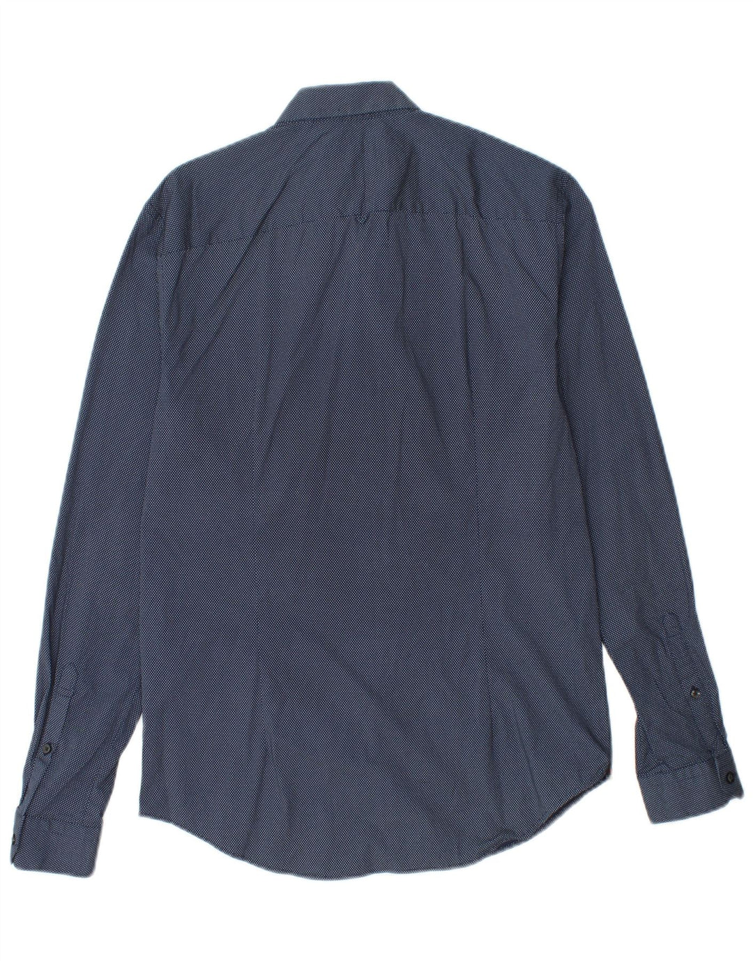 Ανδρικό πουκάμισο SUPERDRY Slim Fit Μικρό Βαμβακερό με μπλε ναυτικό στίγμα