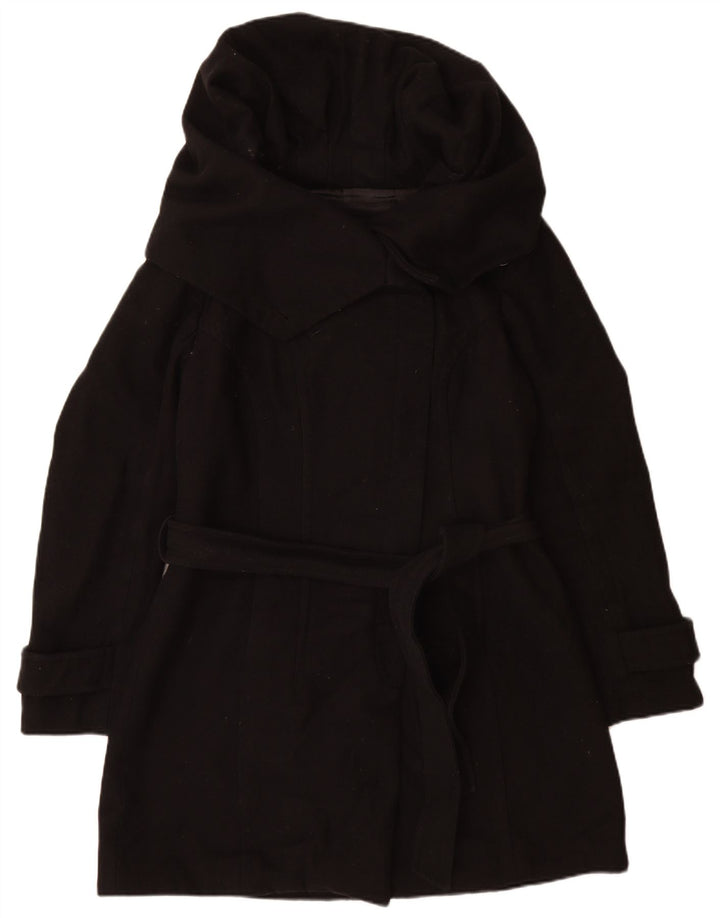 Zara Γυναικείο Πανωφόρι UK 20 2XL Μαύρο Μάλλινο