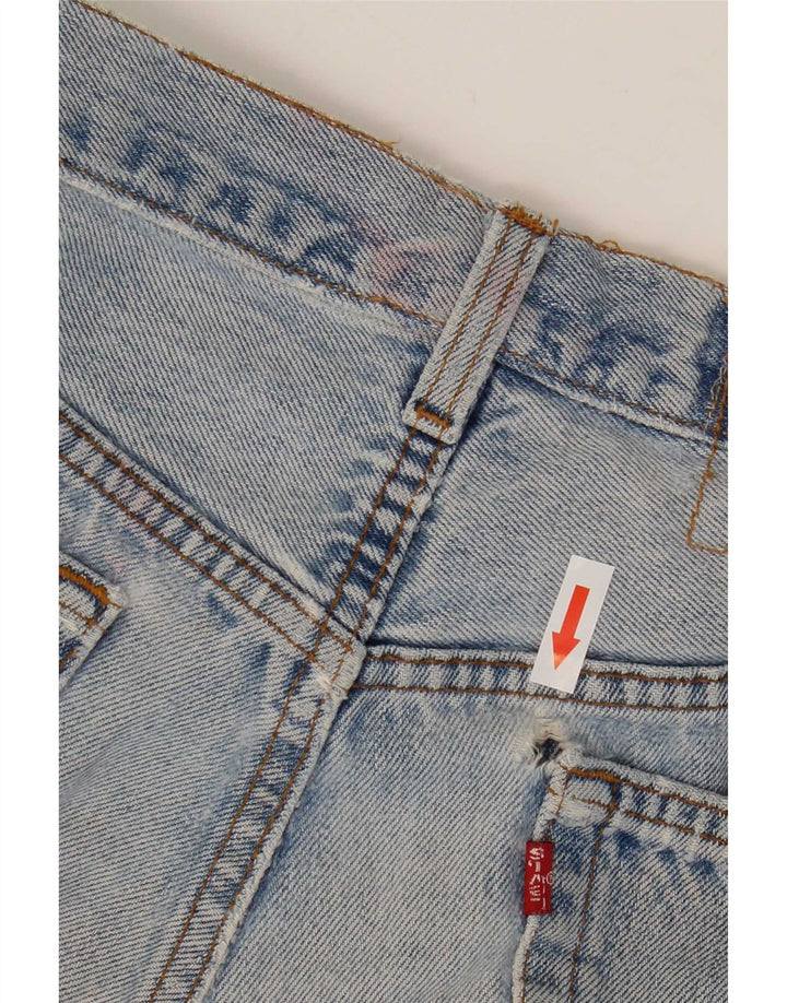 Γυναικείο τζιν σορτς Levi's W28 μεσαίο μπλε
