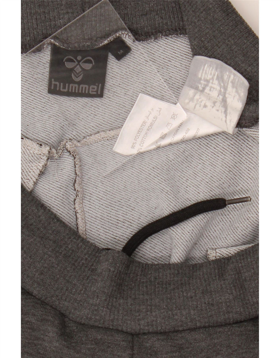 HUMMEL Mens Graphic Tracksuit Trousers Medium  Grey Polyester Vintage Hummel and Second-Hand Hummel from Messina Hembry 