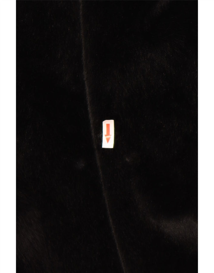 Vintage Γυναικείο Πανωφόρι από Faux Fur IT 42 Medium Black Polyester