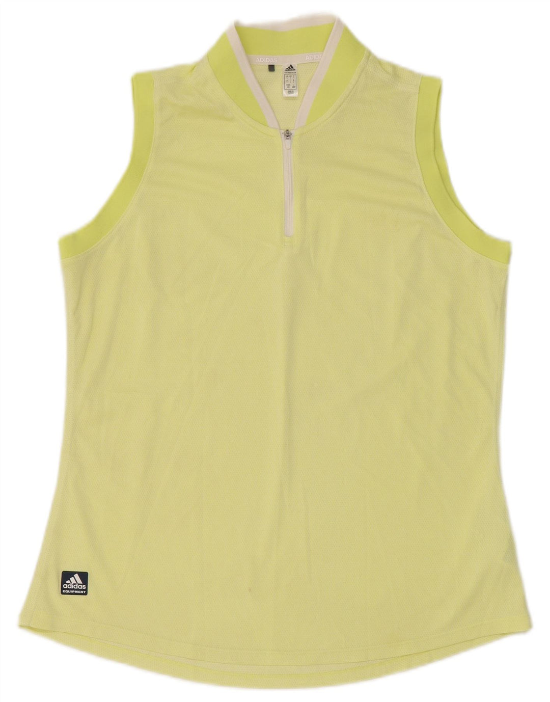 Adidas Γυναικείο Γιλέκο Τοπ UK 14 Large Yellow Polyester
