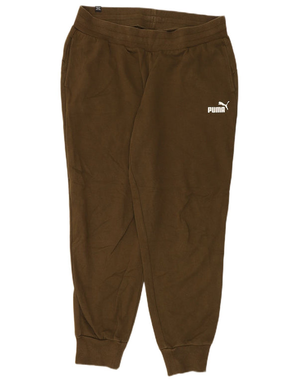 Ανδρική φόρμα PUMA Παντελόνι Joggers Μεγάλο Χακί Βαμβακερό
