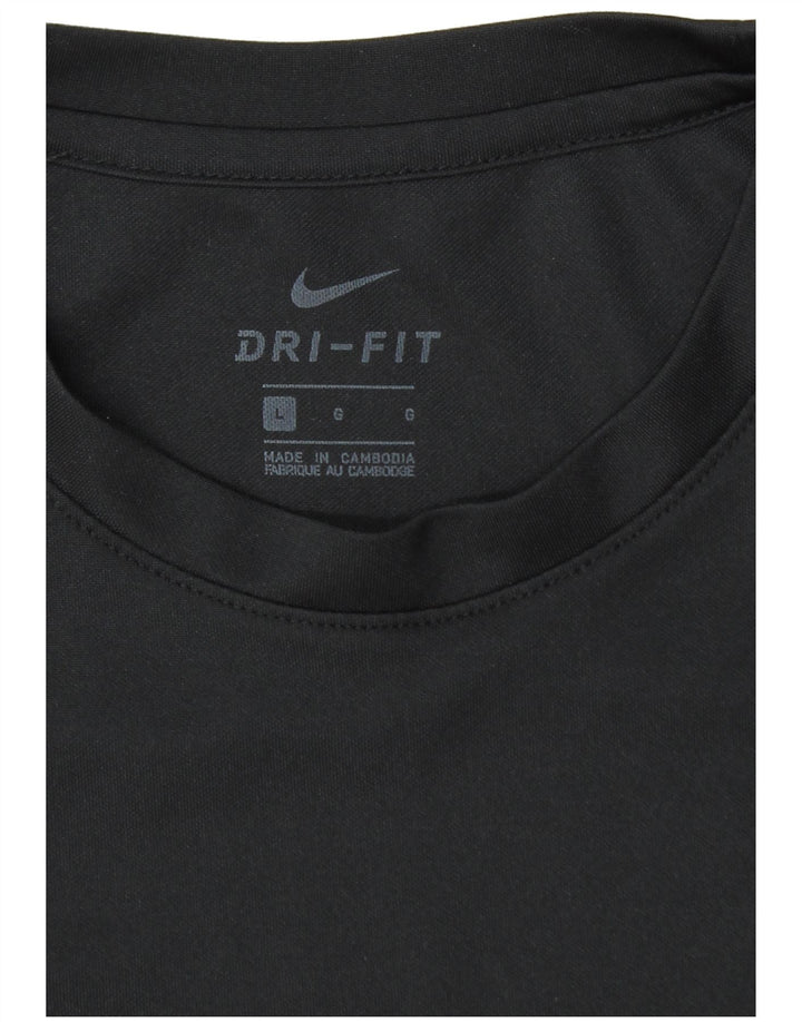 Ανδρικό μπλουζάκι Nike Dri Fit Top Large Μαύρο