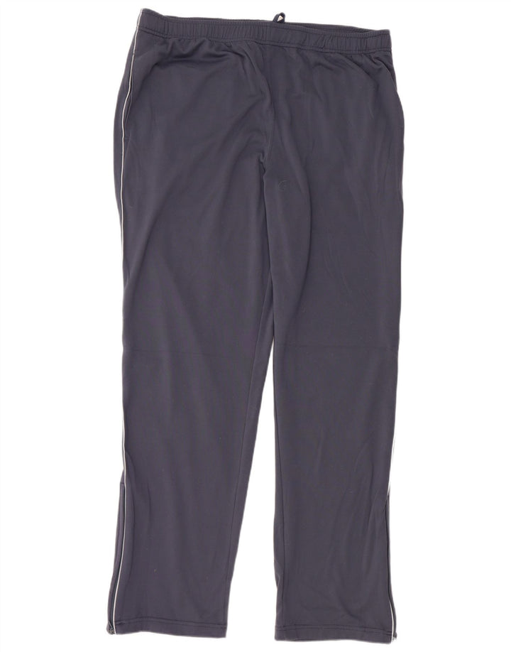 EDDIE BAUER Mens Tracksuit Trousers Large  Navy Blue Polyester