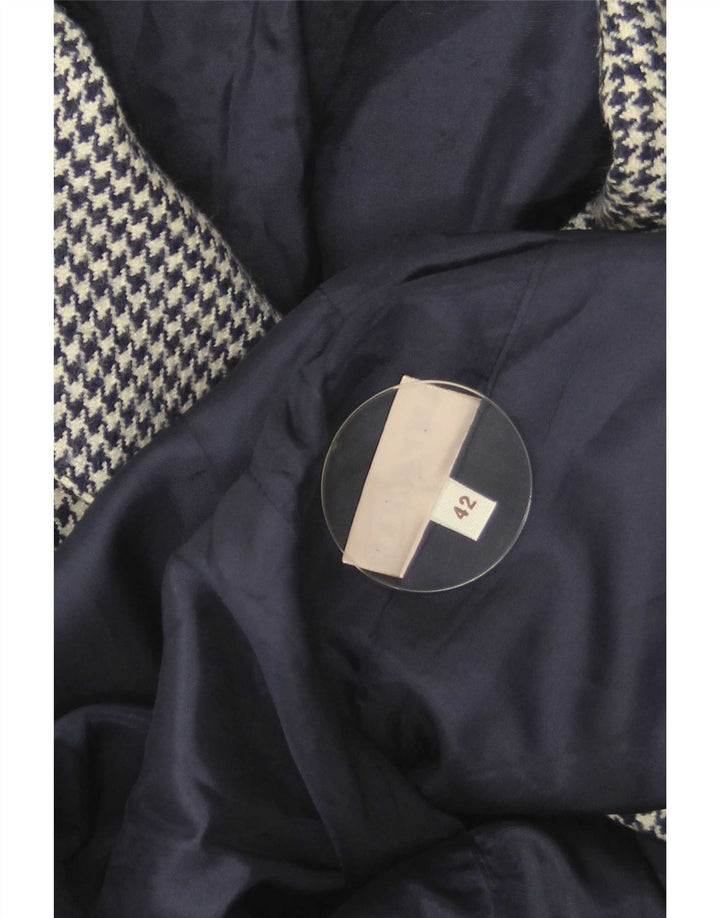 Arezia Γυναικείο Μπουφάν σακάκι IT 42 Medium Navy Blue Houndstooth