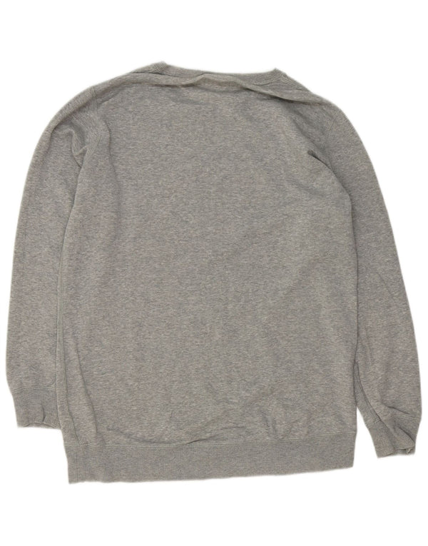 Γυναικείο γραφικό φούτερ Converse UK 16 Large Grey Flecked Cotton