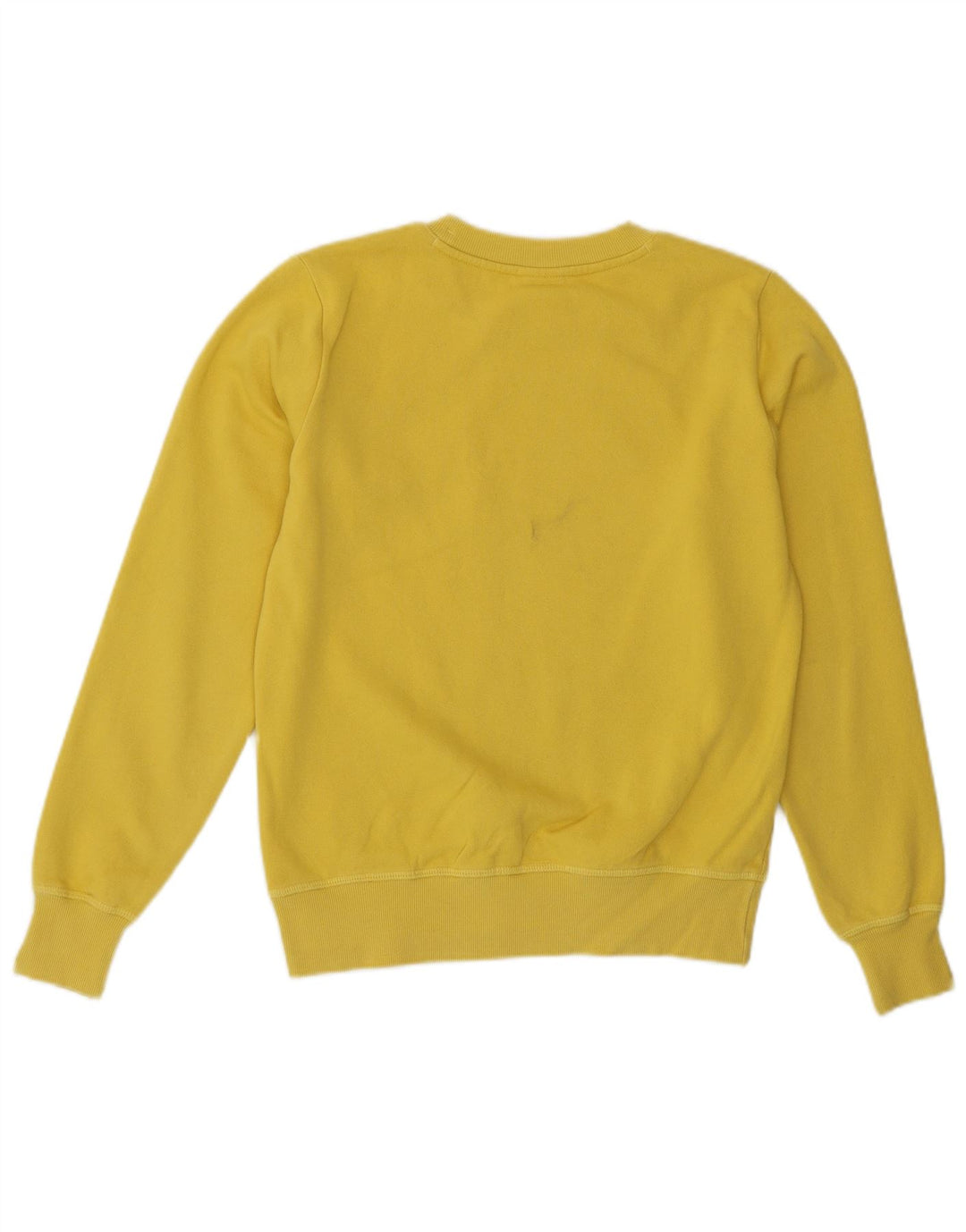 Champion Womens Graphic Φούτερ Jumper UK 8 Small Yellow