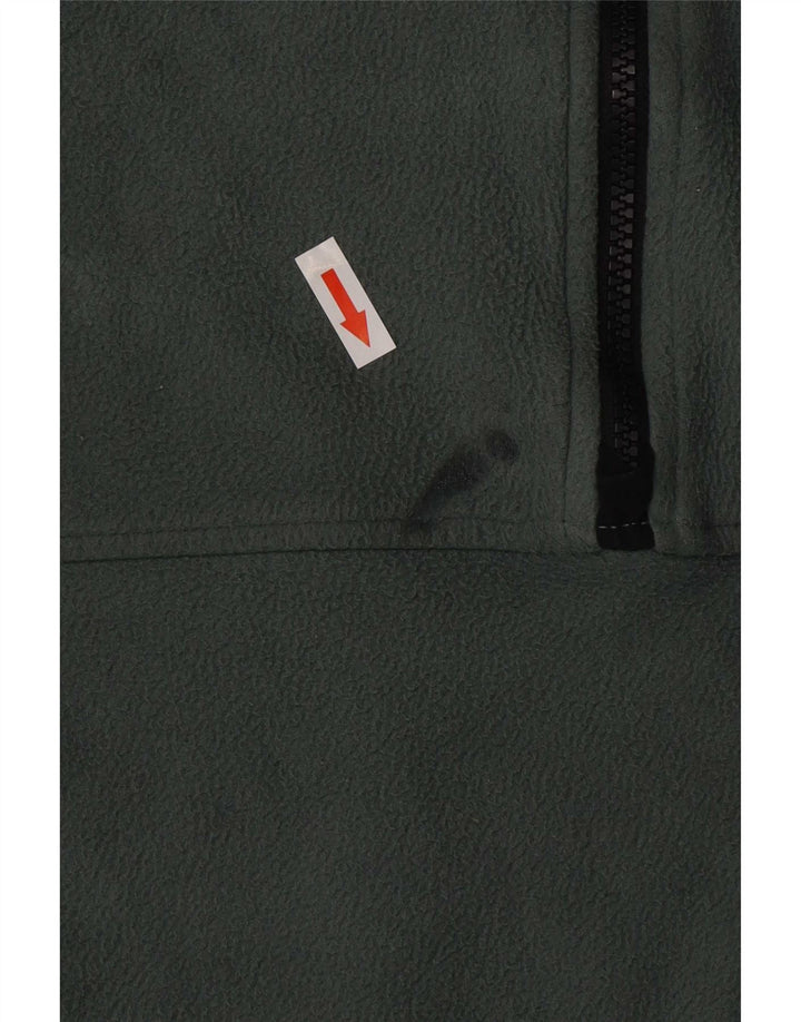 The North Face Ανδρικό φερμουάρ Fleece Jumper Μεγάλος Πράσινος Πολυεστέρας