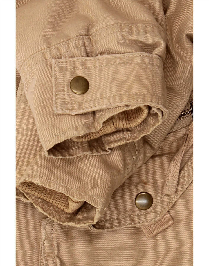Marks & Spencer Γυναικείο μπουφάν με κουκούλα Parka UK 10 Small Beige
