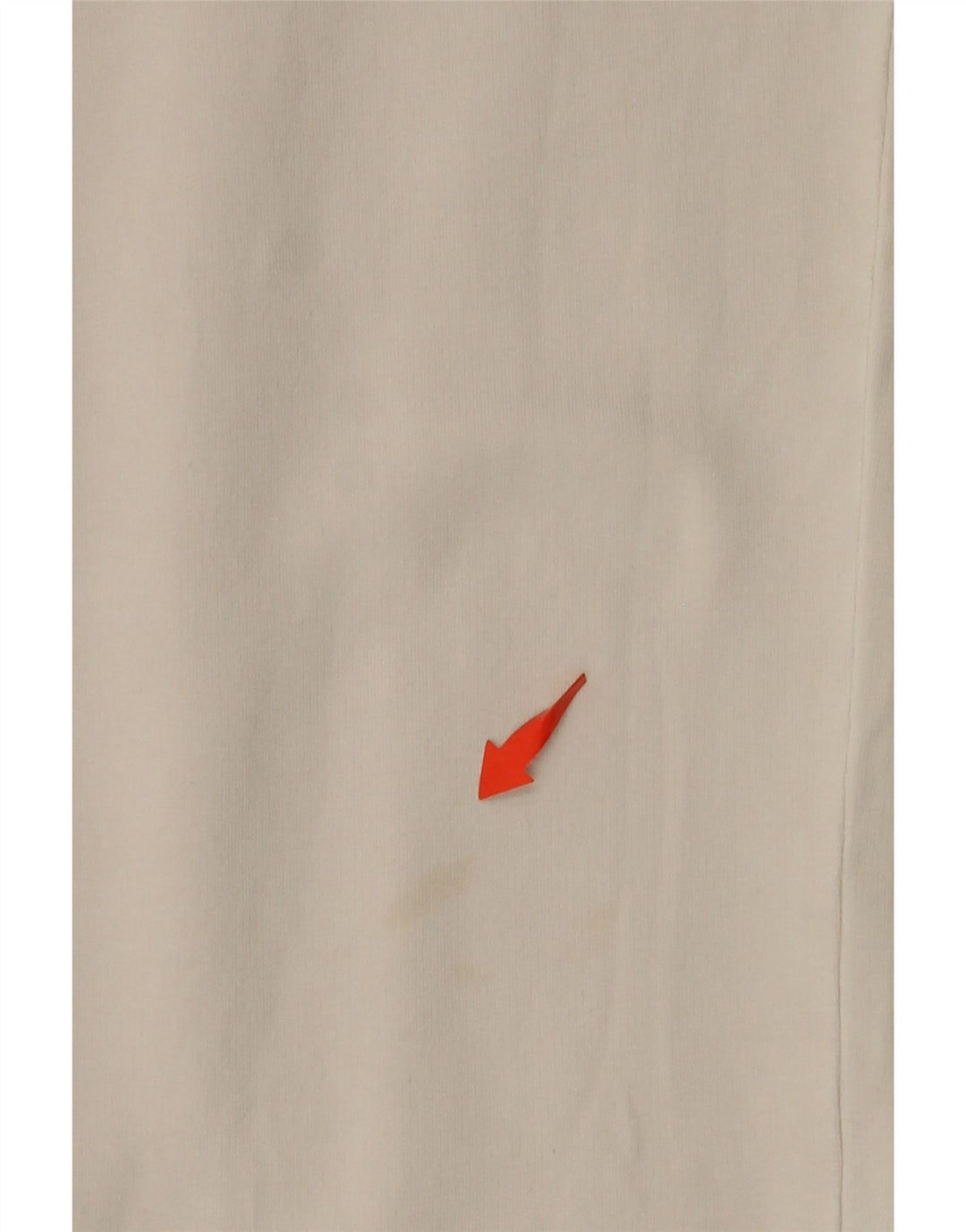 Γυναικεία αθλητική φόρμα TRUSSARDI Παντελόνι UK 14 Βαμβακερό μεσαίο σε ανοιχτό λευκό