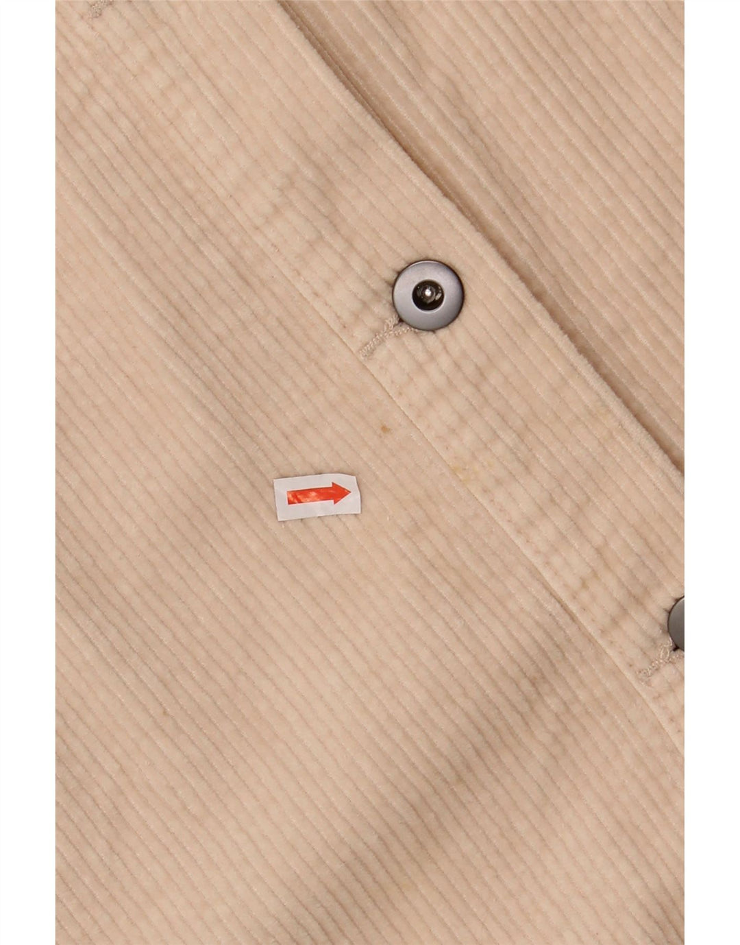 ZARA Γυναικείο Υπερμεγέθη Κοτλέ Πουκάμισο UK 14 Βαμβακερό μεσαίο υπόλευκο