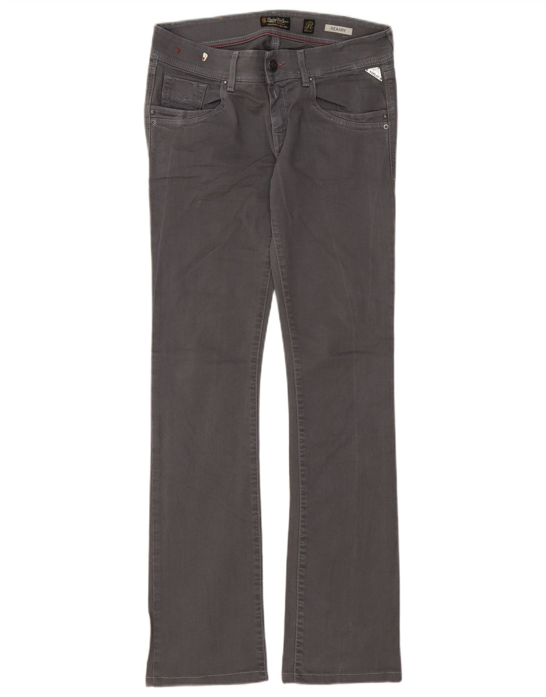 REPLAY Γυναικείο τζιν μποτάκι με μπότα W28 L32 Γκρι βαμβακερό