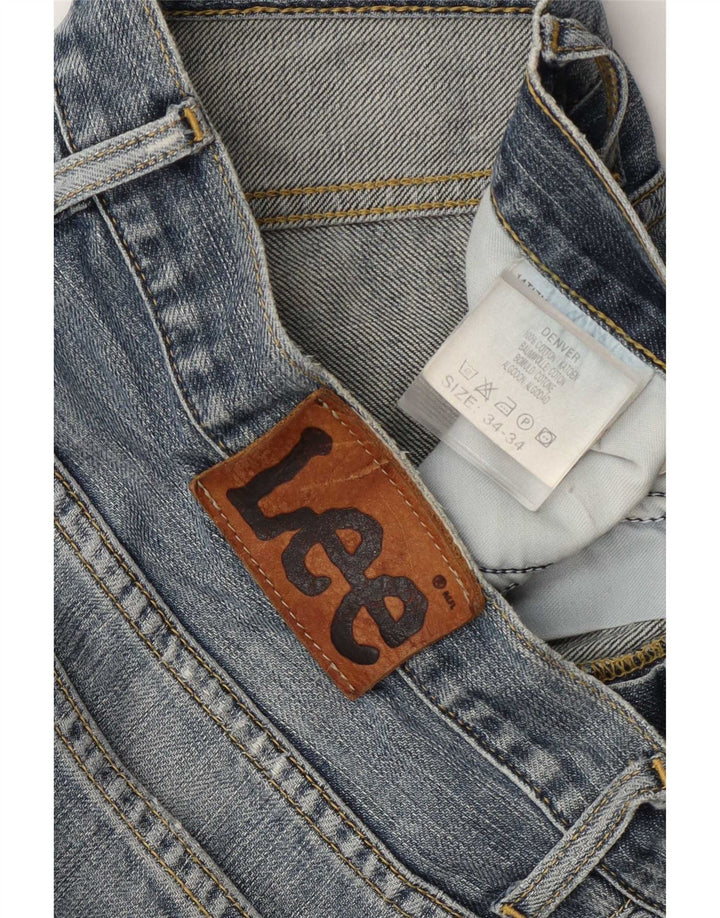 Lee Mens Denver Bootcut Jeans W34 L29 Μπλε βαμβακερό