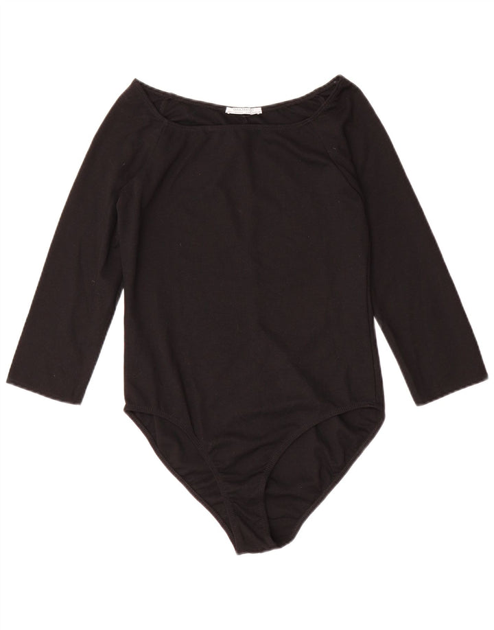 Zara Γυναικείο Ολόσωμο 3/4 μανίκι UK 12 Μεσαίο Μαύρο Πολυεστέρα