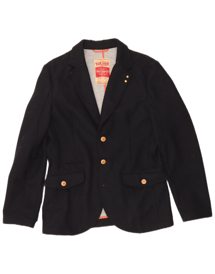 Ανδρικό μπουφάν EDC 2 Button Blazer UK 40 Large Black Polyester