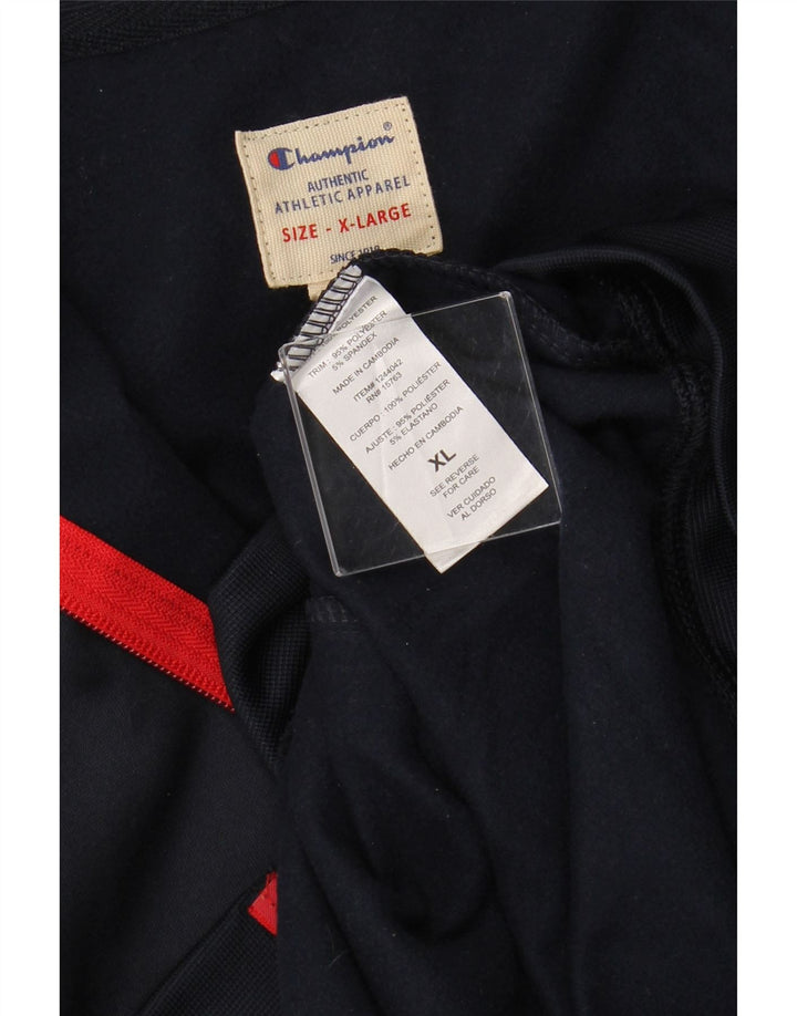 Ανδρική φόρμα CHAMPION Top Jacket XL Navy Blue Colorblock Polyester