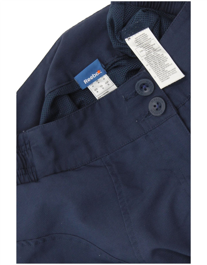 Ανδρικό ίσιο casual παντελόνι REEBOK Medium W32 L28 Navy Blue Polyester