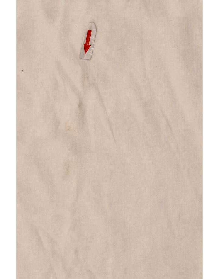 Ανδρικό γραφικό μπλουζάκι Nike, μεσαίο λευκό βαμβακερό