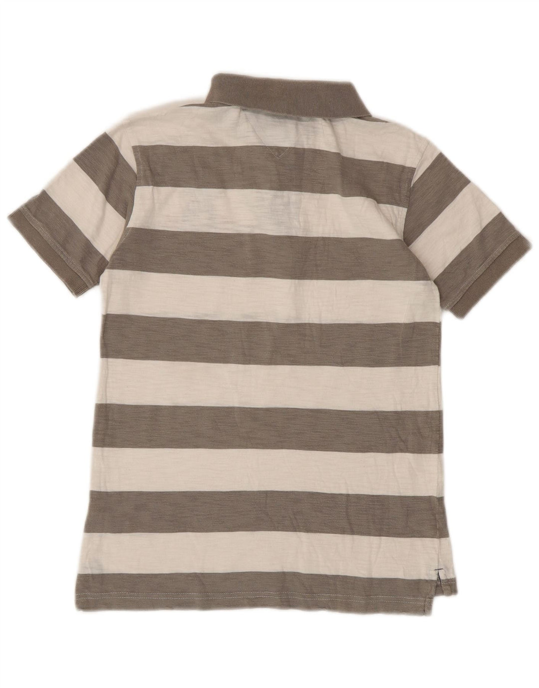 Tommy Hilfiger μπλουζάκι ράγκμπι πόλο αγοριών 12-13 ετών, μέτριο γκρι ριγέ