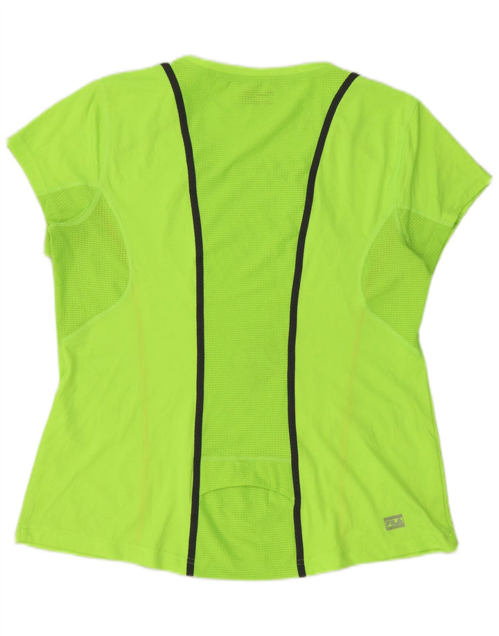 Fila Γυναικείο T-Shirt Top UK 16 Large Green