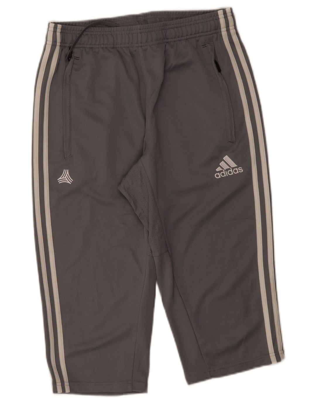 Ανδρικό αθλητικό σορτς Adidas Climacool από μεσαίο γκρι πολυεστέρα