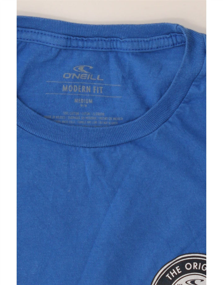 O'NEILL Mens Modern Fit Graphic T-Shirt Top Medium Blue Cotton Vintage O'Neill and Second-Hand O'Neill from Messina Hembry 