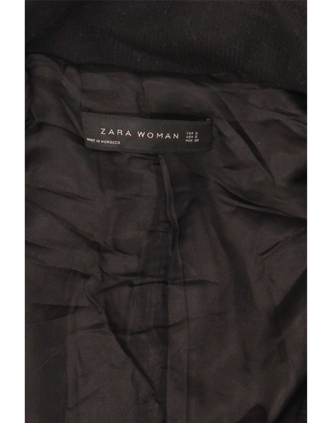 Zara Γυναικείο Πανωφόρι UK 10 Small Black