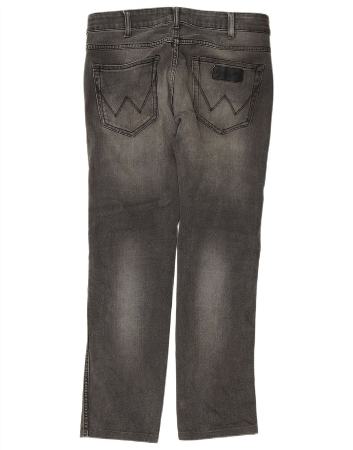 Ανδρικό τζιν WRANGLER Skanders ίσιο W32 L29 Γκρι βαμβακερό