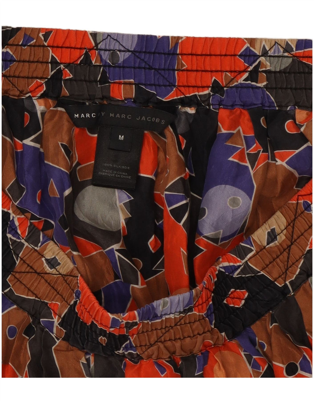 Marc Jacobs Γυναικεία Μίνι Φούστα με Αφηρημένο Σχέδιο Μεσαία W28 Πολύχρωμη Κολ