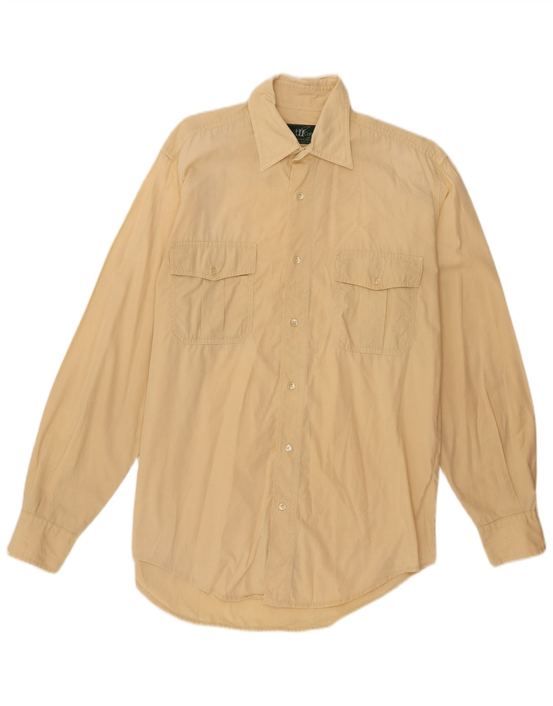 Ανδρικό πουκάμισο Henry Cottons Μέγεθος 39 15 1/2 Medium Yellow Cotton