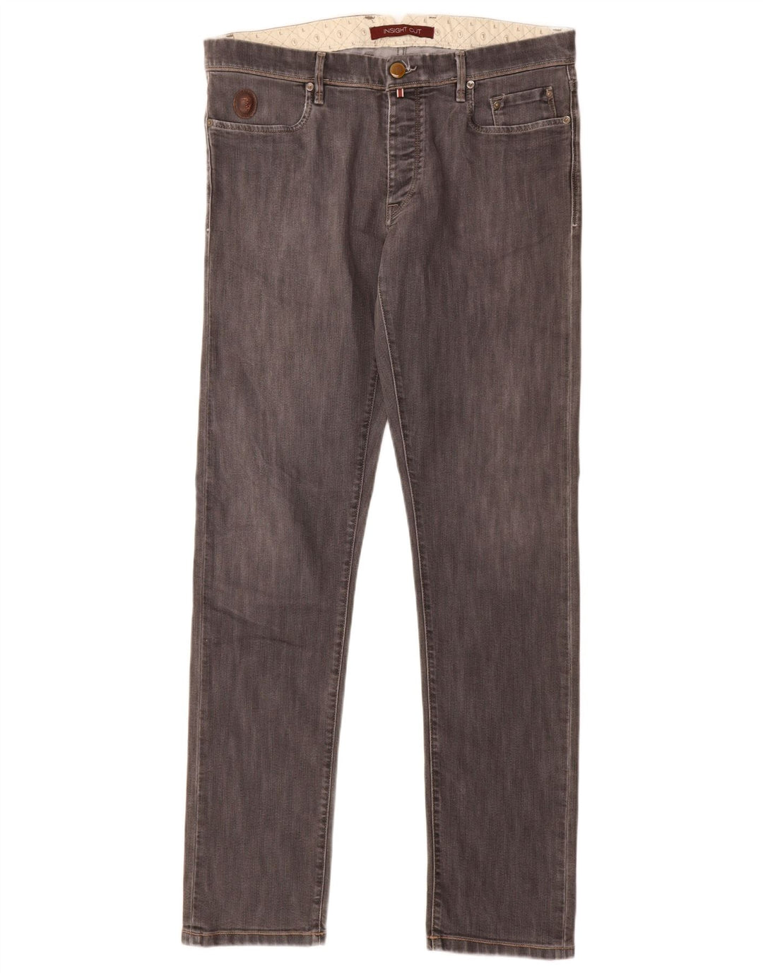 Ανδρικό τζιν Trussardi Slim W33 L34 Γκρι βαμβακερό