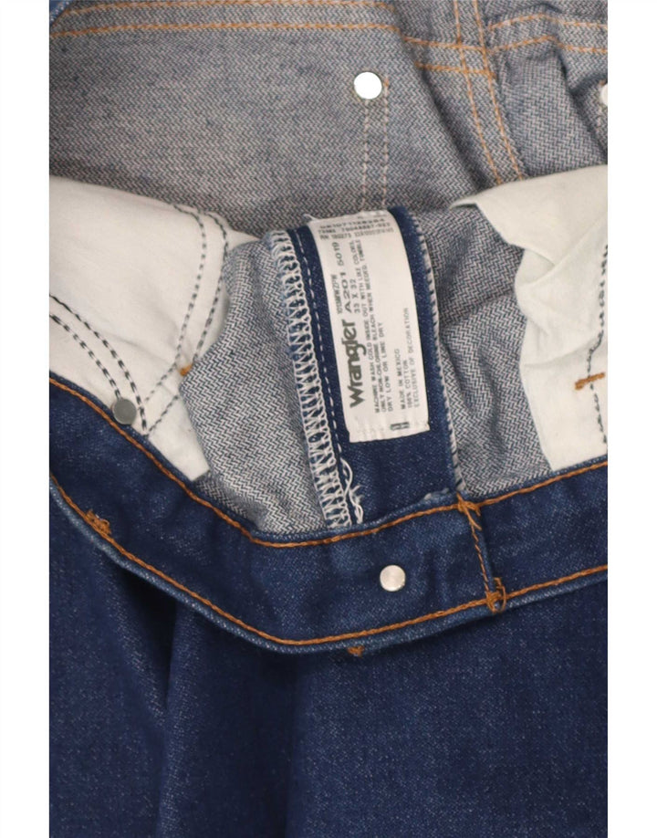 Ανδρικό τζιν κανονικό ίσιο Wrangler W33 L32 Μπλε βαμβακερό
