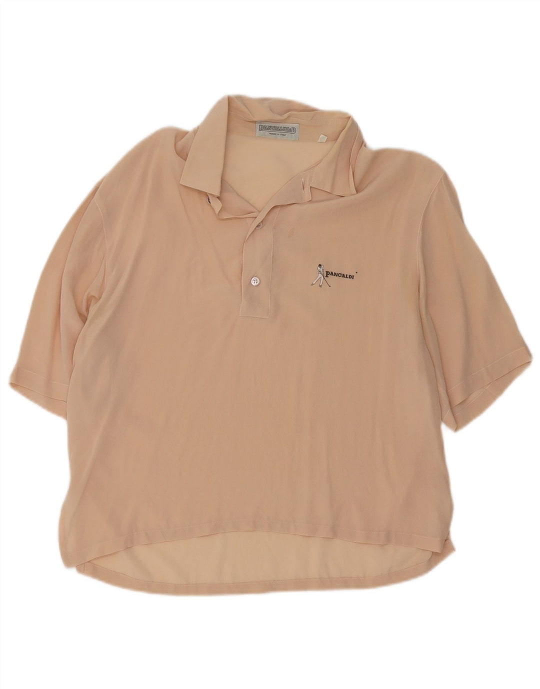 Pancaldi & B Ανδρικό κοντομάνικο πουκάμισο 15 1/2 39 Medium Beige
