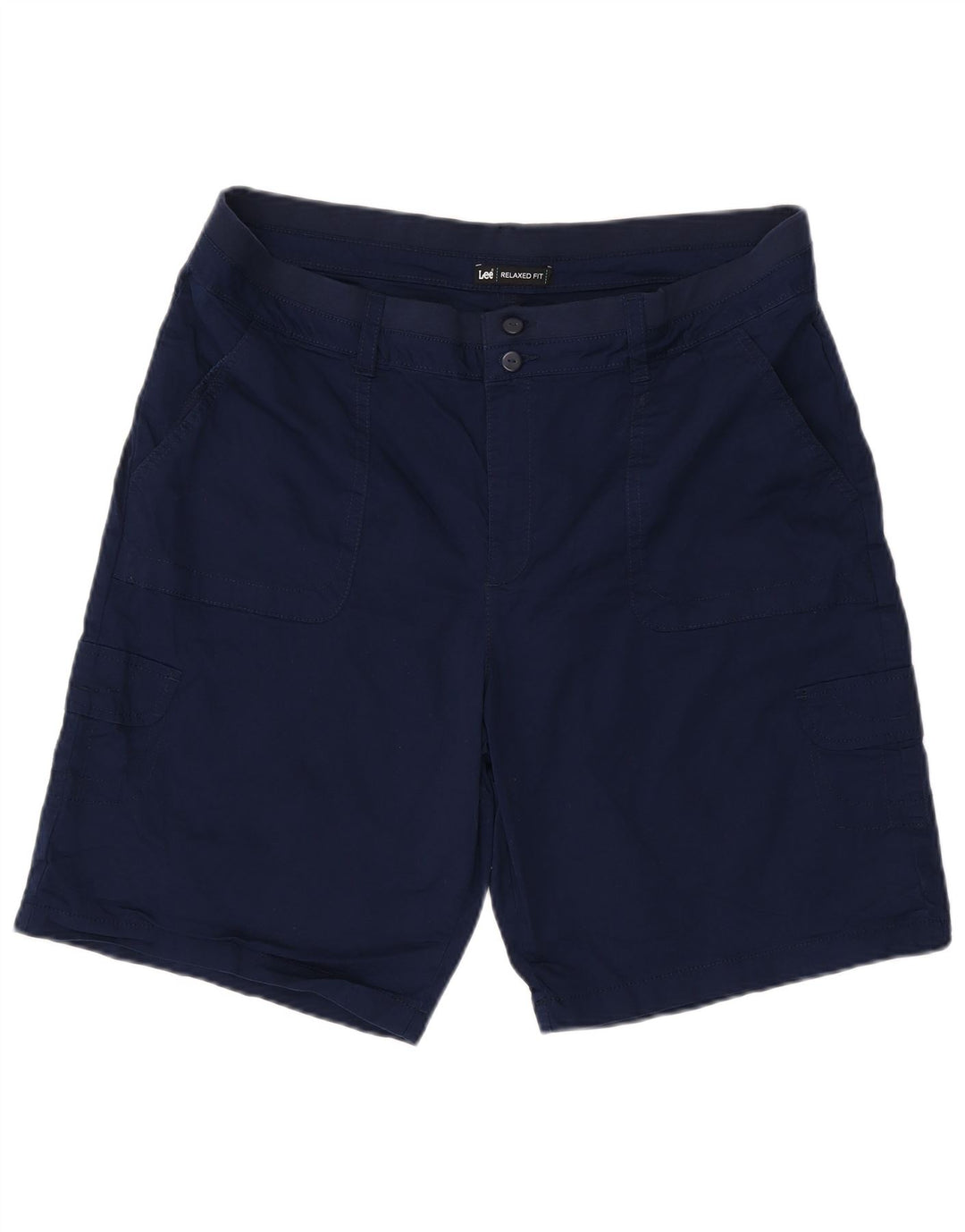 LEE Γυναικείο σορτς Cargo US 18 2XL W38 Navy Blue Cotton