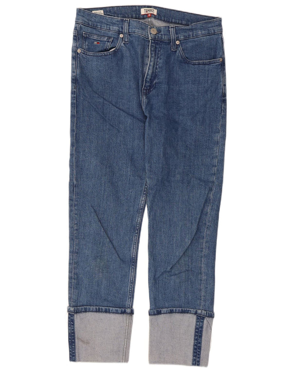 Tommy Hilfiger Γυναικείο Izzy ψηλόμεσο λεπτό κομμένο τζιν W30 L30 μπλε βαμβακερό