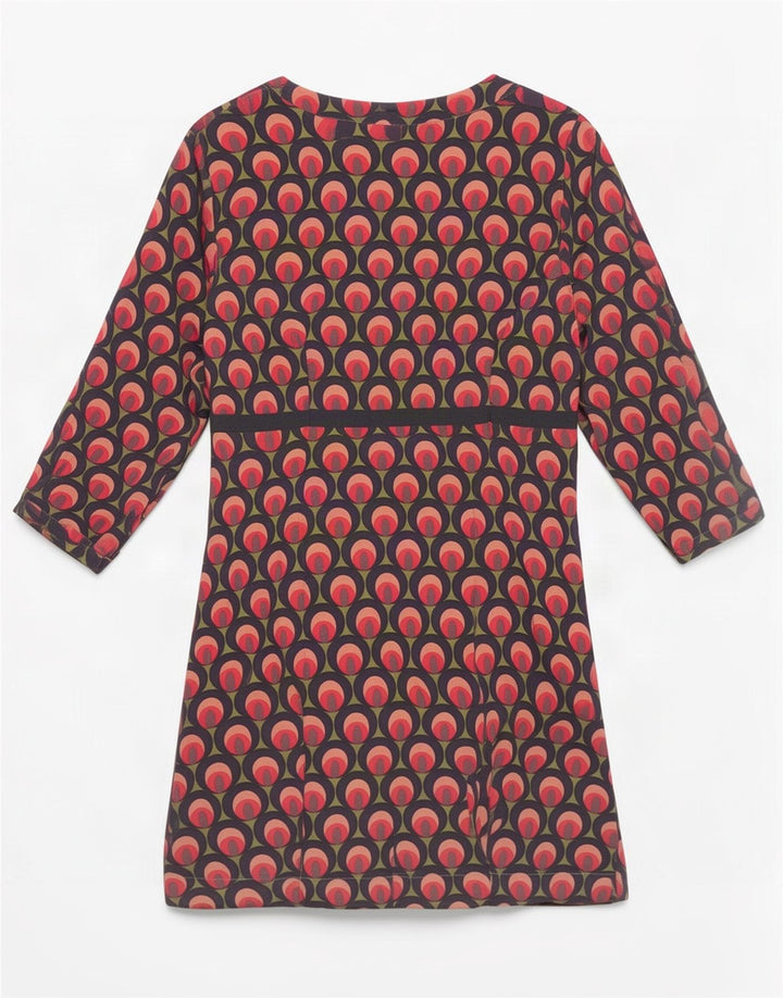 Boden Γυναικείο Abstract Pattern Basic φόρεμα UK 14 Large πολύχρωμο