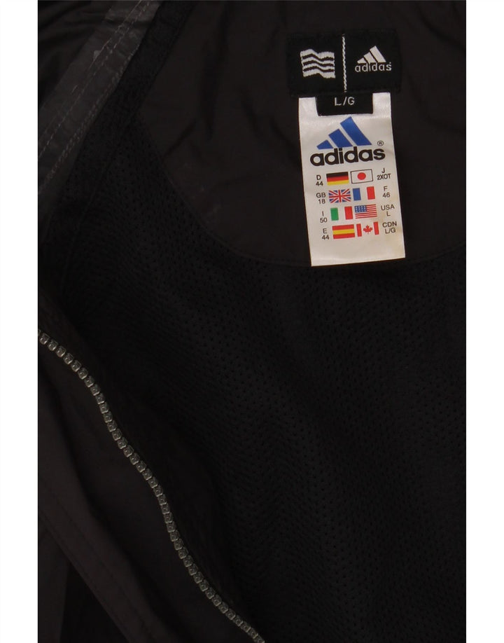 Adidas Γυναικείο Climashell Rain Jacket UK 18 XL Μαύρο Πολυεστέρας