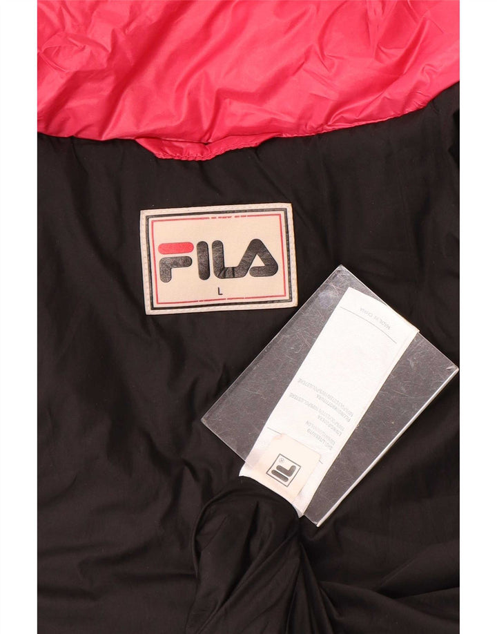 Fila γυναικείο μπουφάν με επένδυση UK 16 Μεγάλο πολύχρωμο πολύχρωμο πολυεστέρας