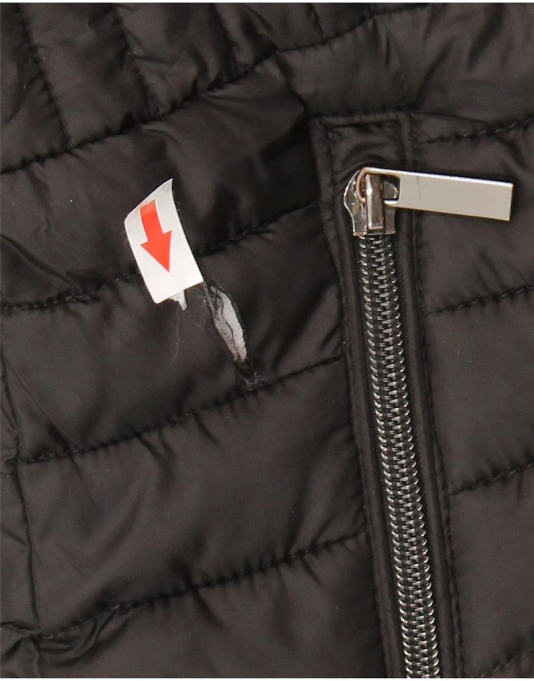 Zara Γυναικείο μπουφάν με κουκούλα UK 10 Small Black Polyester