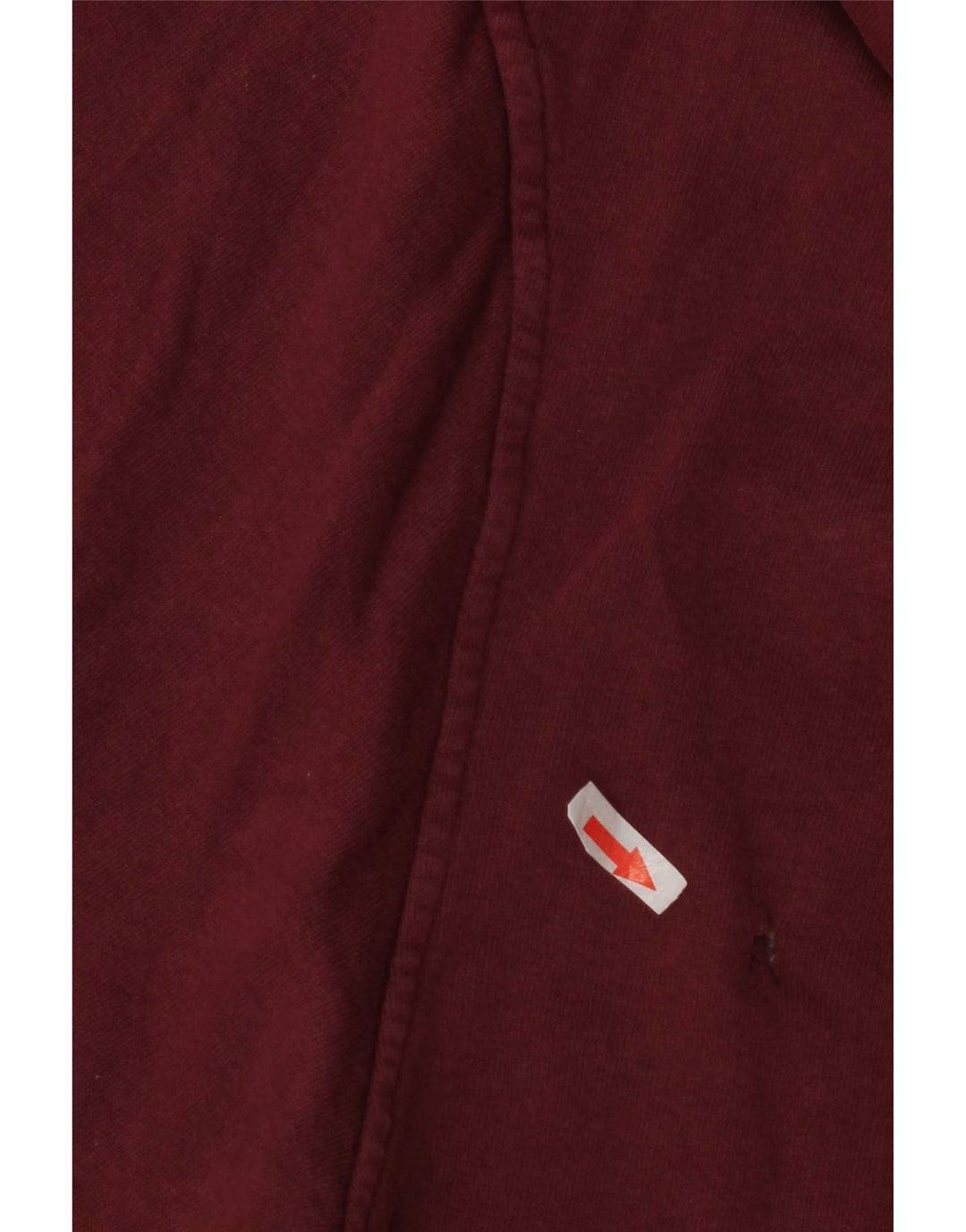 Pull & Bear Γυναικεία γραφικά υπερμεγέθη κουκούλα UK 14 Medium Burgundy