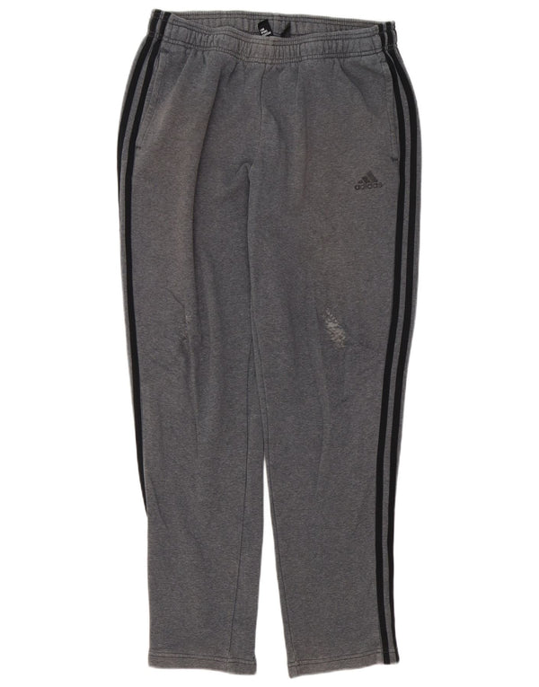 Ανδρική αθλητική φόρμα Adidas Παντελόνι μεγάλο γκρι βαμβακερό