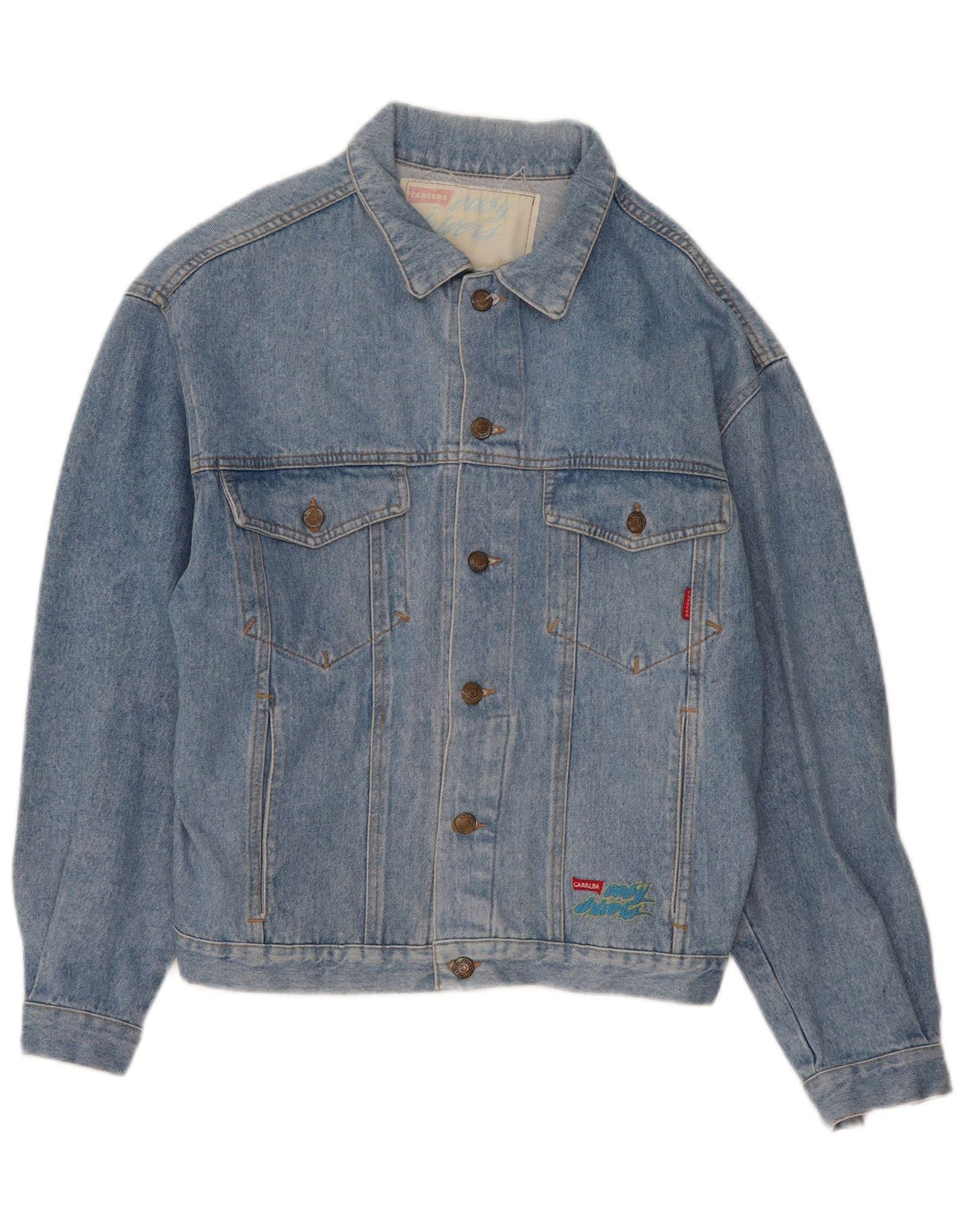 Carrera Ανδρικό Τζιν Μπουφάν UK 38 Medium Blue