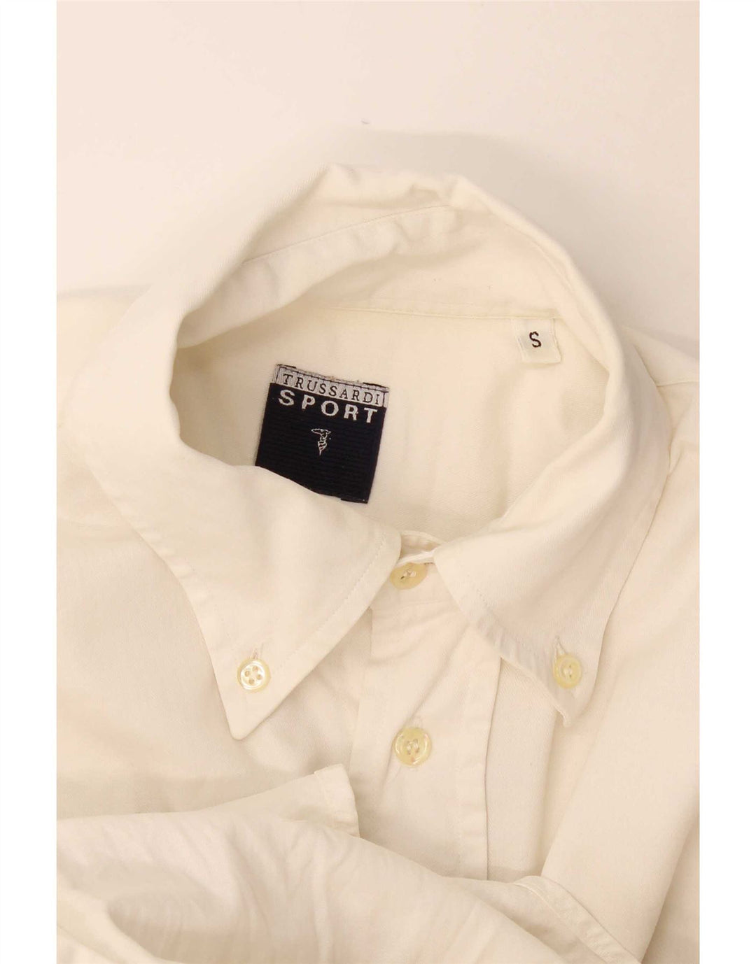 Ανδρικό πουκάμισο Trussardi μικρό λευκό