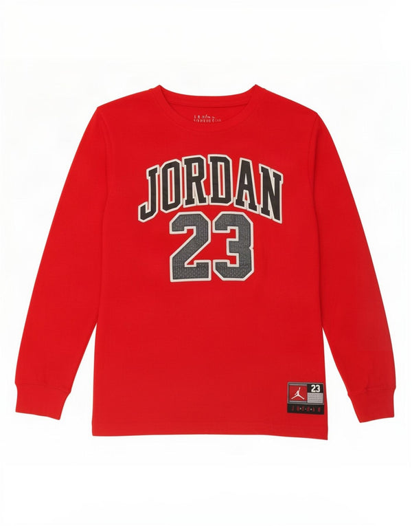 Jordan Boys Graphic Top Μακρυμάνικο 13-14 ετών XL Κόκκινο βαμβακερό