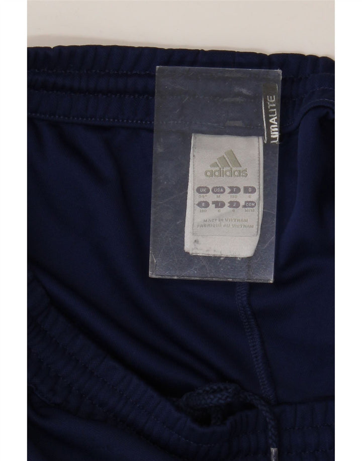 Ανδρικό αθλητικό σορτς Adidas Climalite από μεσαίο μπλε ναυτικό πολυεστέρα