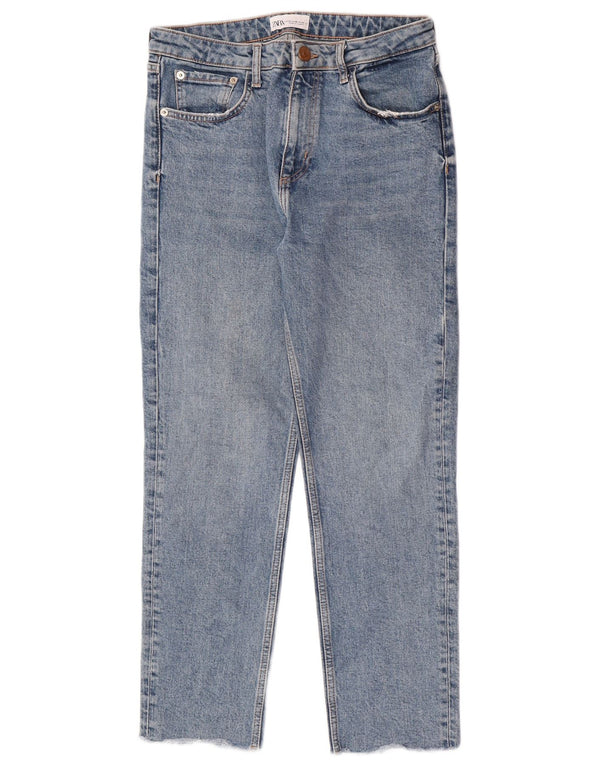 Zara Γυναικείο Ψηλόμεσο Τζιν EU 40 Medium W30 L26 Μπλε βαμβακερό