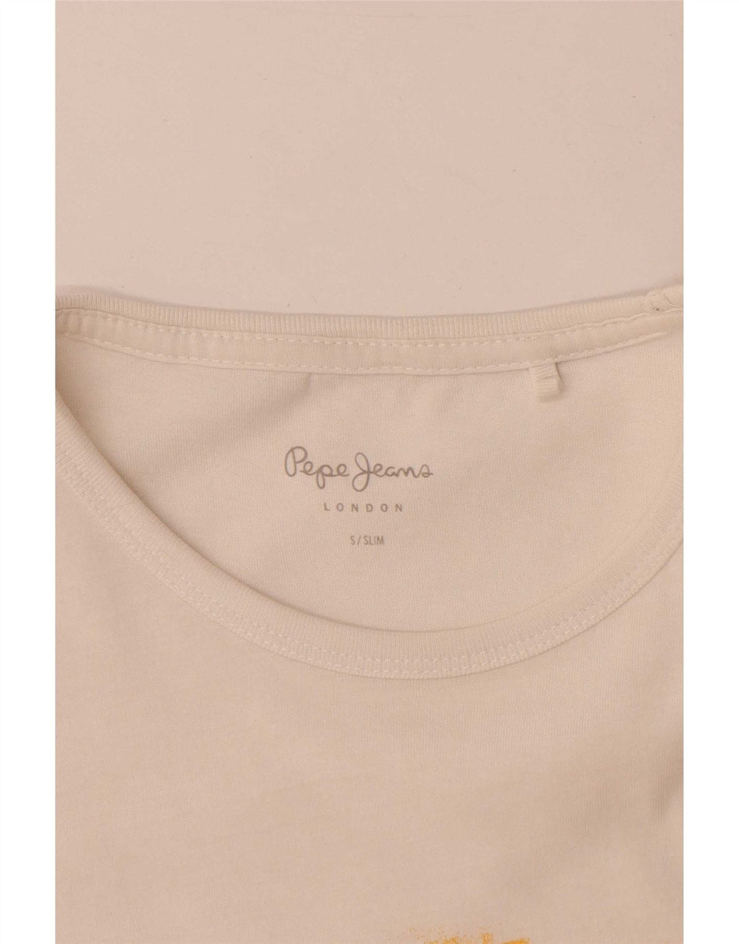 Ανδρικό Slim Graphic T-shirt PEPE Jeans Top Small White