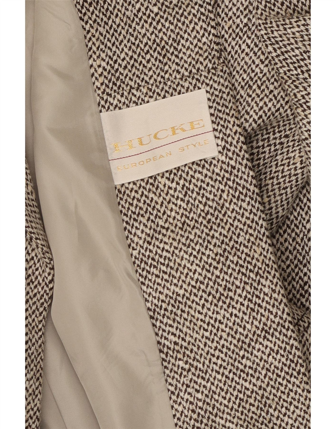 Hucke Γυναικείο σακάκι με 4 κουμπιά σακάκι UK 14 Medium Grey Ψαροκόκκαλο