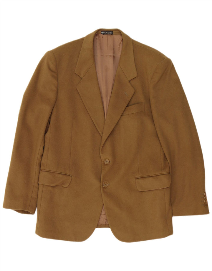 Vintage Ανδρικό τζάκετ Blazer 2 κουμπιών IT 52 XL Khaki Cashmere